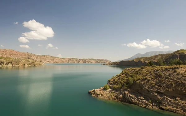 Jezioro negratin Hiszpania — Zdjęcie stockowe