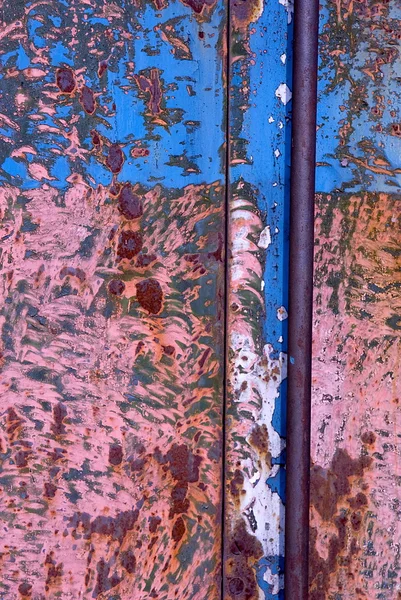 Colorful rust structures on an steam engine — Stock Photo, Image
