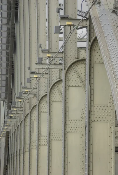 Ponte de aço da idade industrial — Fotografia de Stock