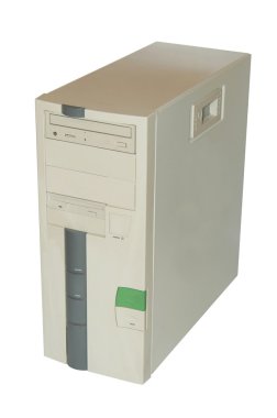 Mini-tower computer clipart