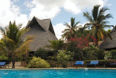 Zanzibar resort clipart