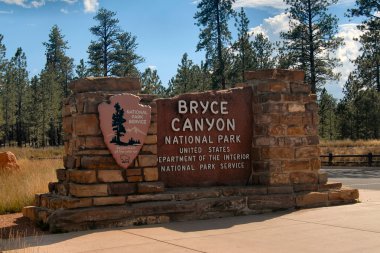 Bryce canyon park girişi