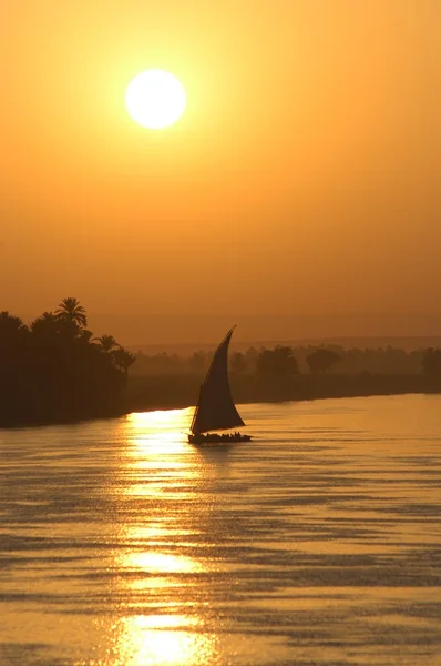 stock image Sailing sunset