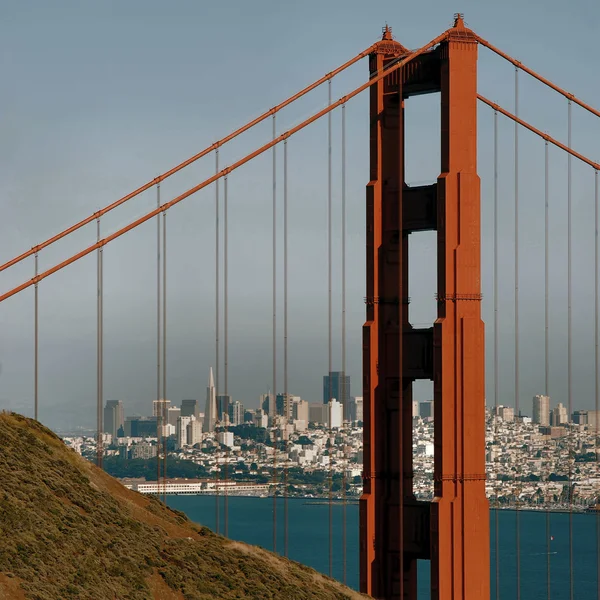 Golden Gate et San Francisco — Photo