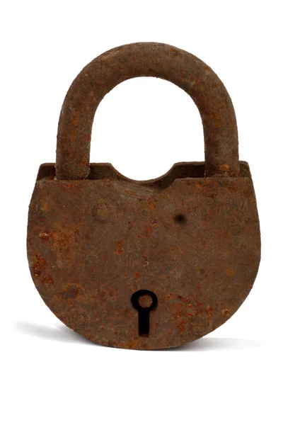Σκουριασμένο παλιά κλειδαριά — Φωτογραφία Αρχείου