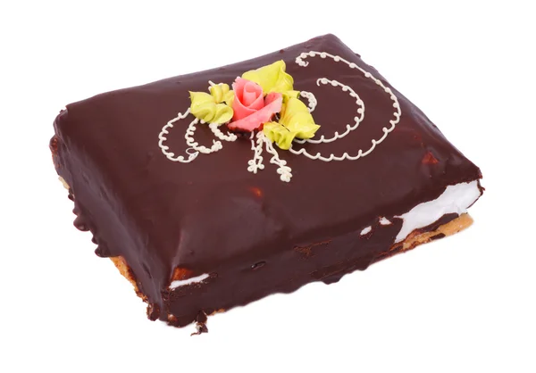 Souffleurkuchen mit Schokolade — Stockfoto
