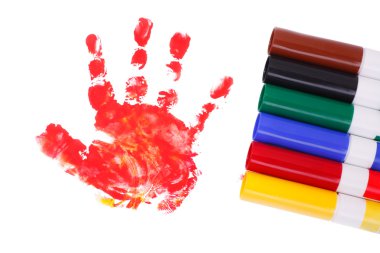 Child Handprint clipart