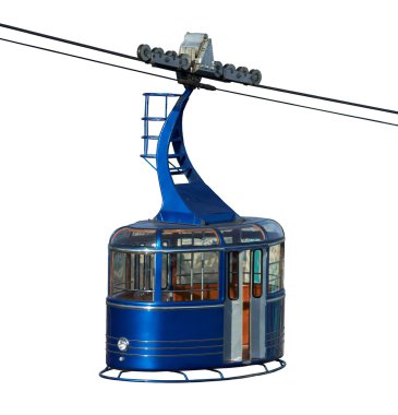 Cablecar isolated clipart