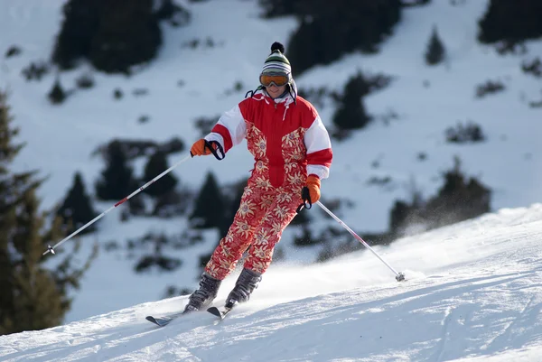 Chica de esquí —  Fotos de Stock