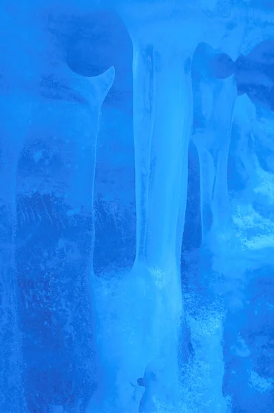 Kék jég háttér — Stock Fotó