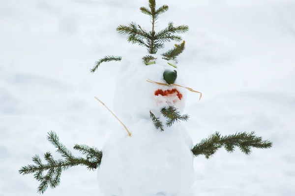 Christmas snowman — Stockfoto