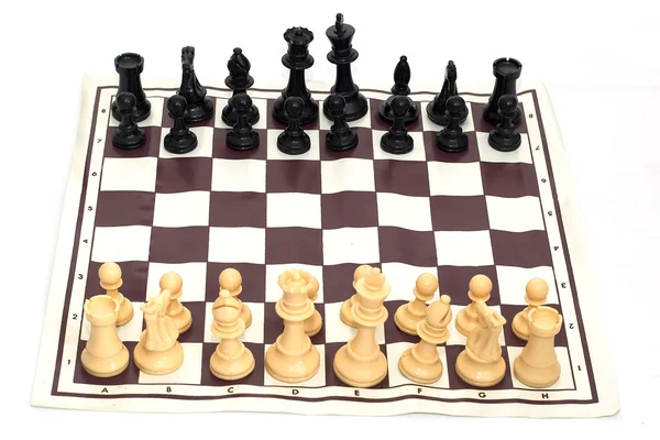 Šachy izolace — Stock fotografie