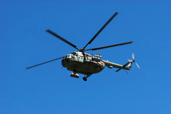 Russian military helicopter — Stock Photo, Image