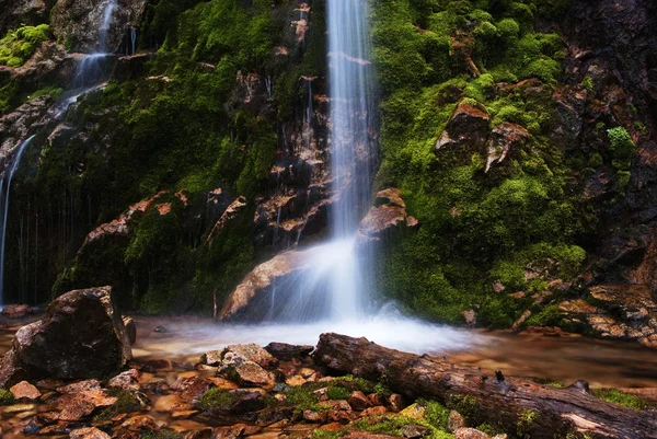 Pequena cachoeira pitoresca — Fotografia de Stock