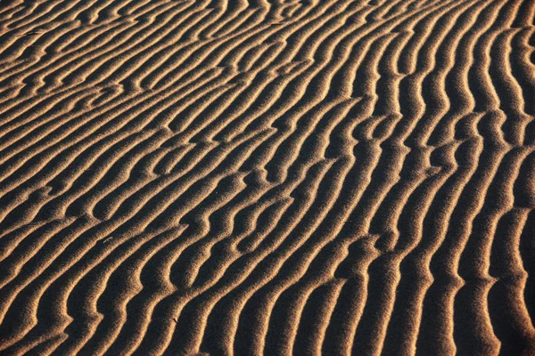 Písek vlny v poušti — Stock fotografie