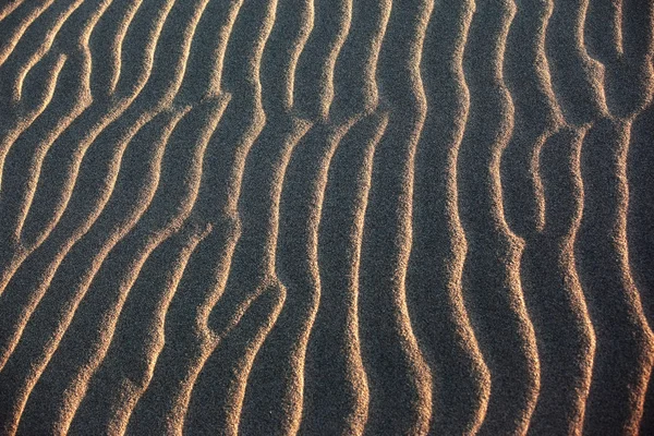 Zand golven in woestijn — Stockfoto