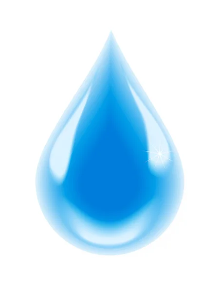 En droppe ren vatten — Stockfoto