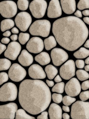 Stone walls abstract background clipart