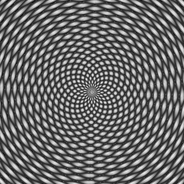 Illusion optique, noir et blanc — Photo