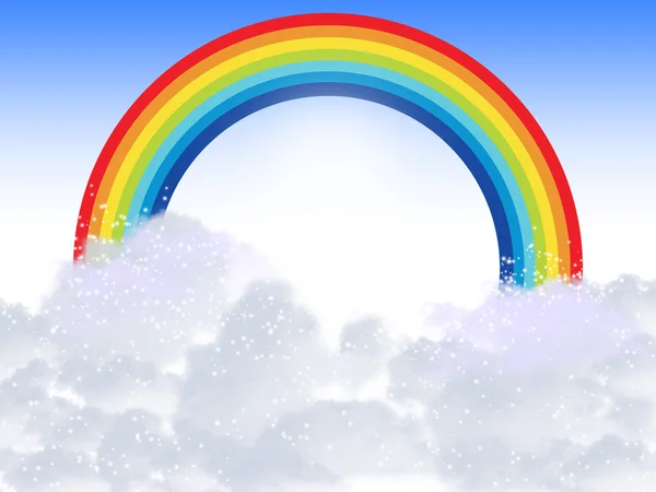 雲の虹 — ストック写真