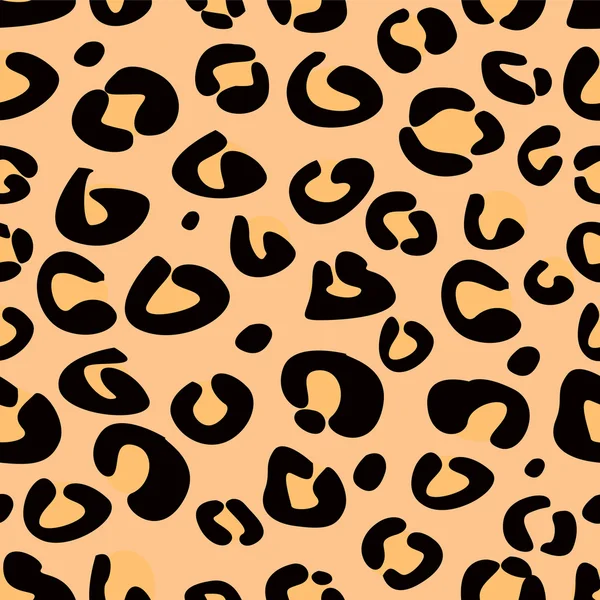 Texture sans couture vectorielle léopard — Image vectorielle