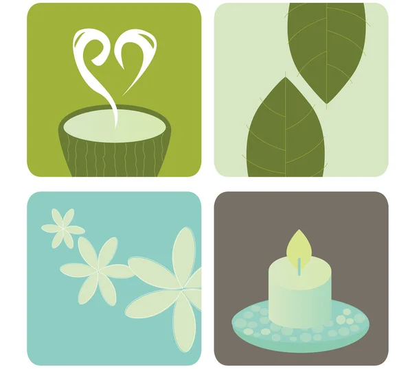 Wellness and relaxation icon pack — Stock Vector