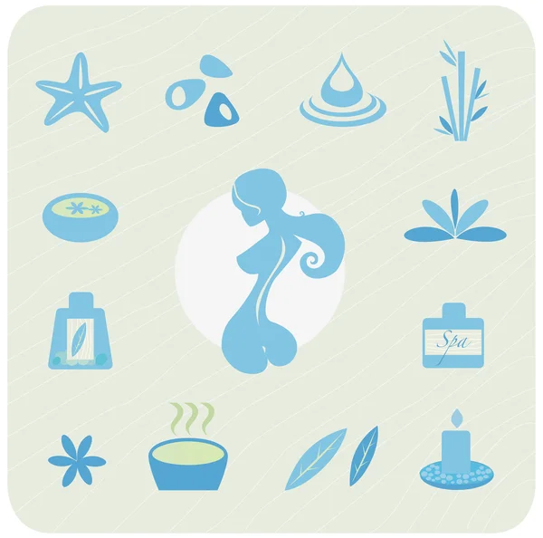 Wellness and relaxation icon pack — Stock Vector