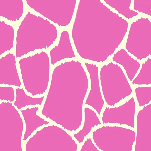 Vzorek textury bezešvé růžová žirafa — Stockový vektor