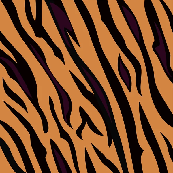 動物の背景パターン - 虎を皮します。 — ストックベクタ
