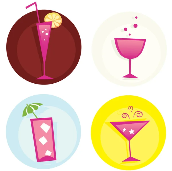 Drinks iconset — Stock Vector
