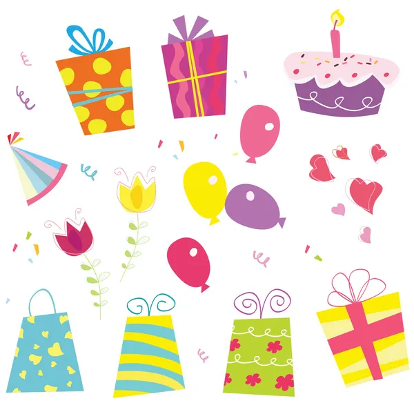 Birthday party begin! — Stock Vector