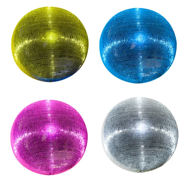 Bolas de discoteca de colores — Foto de Stock