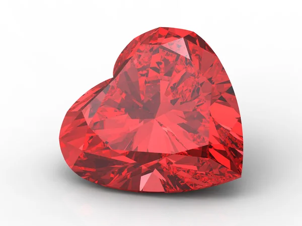 Srdce diamant — Stock fotografie