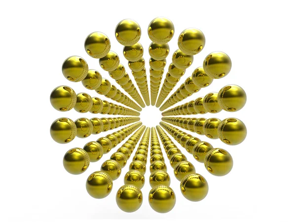 Goldene Kugeln — Stockfoto
