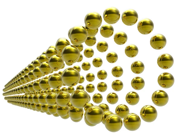 Goldene Kugeln — Stockfoto