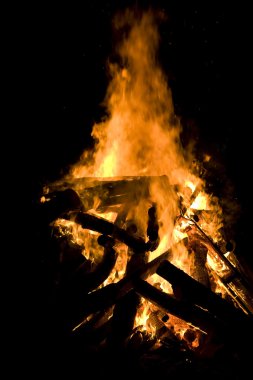 Bonfire flames clipart