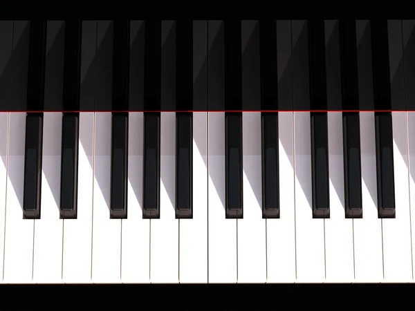 Klávesnice klavíru — Stock fotografie