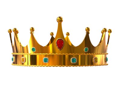 Golden crown clipart