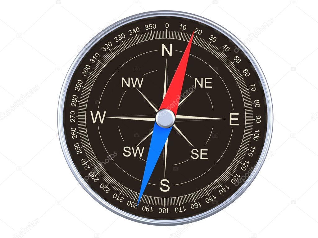 Compass top view
