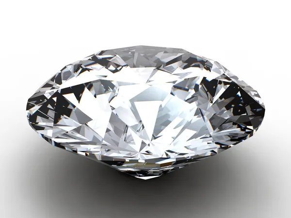 Diamante con riflessione — Foto Stock