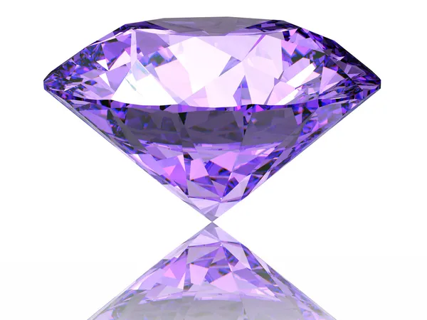 Purple diamond Stock Picture