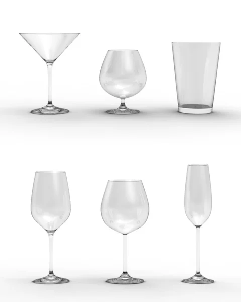 Glass collection — Stock Photo, Image