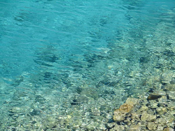 Dalmát kristálytiszta tenger — Stock Fotó