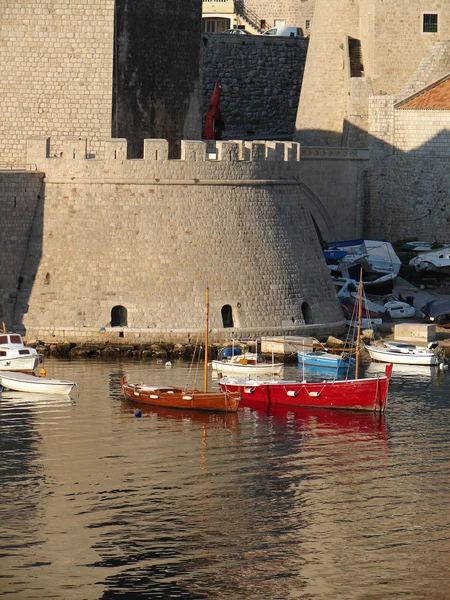 Dubrovnik stadshaven — Stockfoto