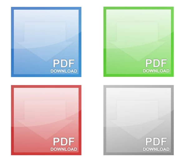 Symbol Pobierz PDF — Zdjęcie stockowe