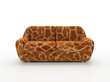 Spotted sofa clipart