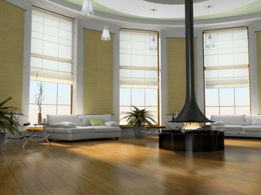 ev iç 3d rendering