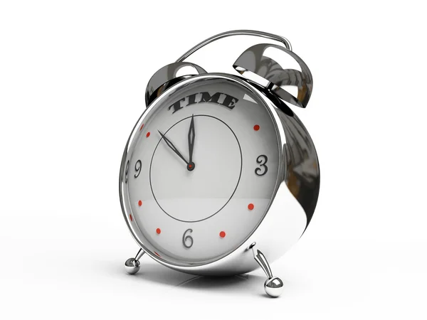 Metallic alarm clock — Stock Photo, Image