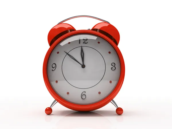 Red alarm clock — Stock Photo, Image