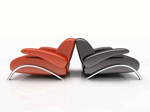 Pair of armchairs — Stock Photo, Image
